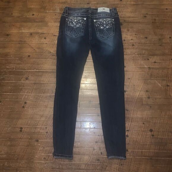 Miss Me western bling state fair festival size 27 skinny jeans - Picture 4 of 4